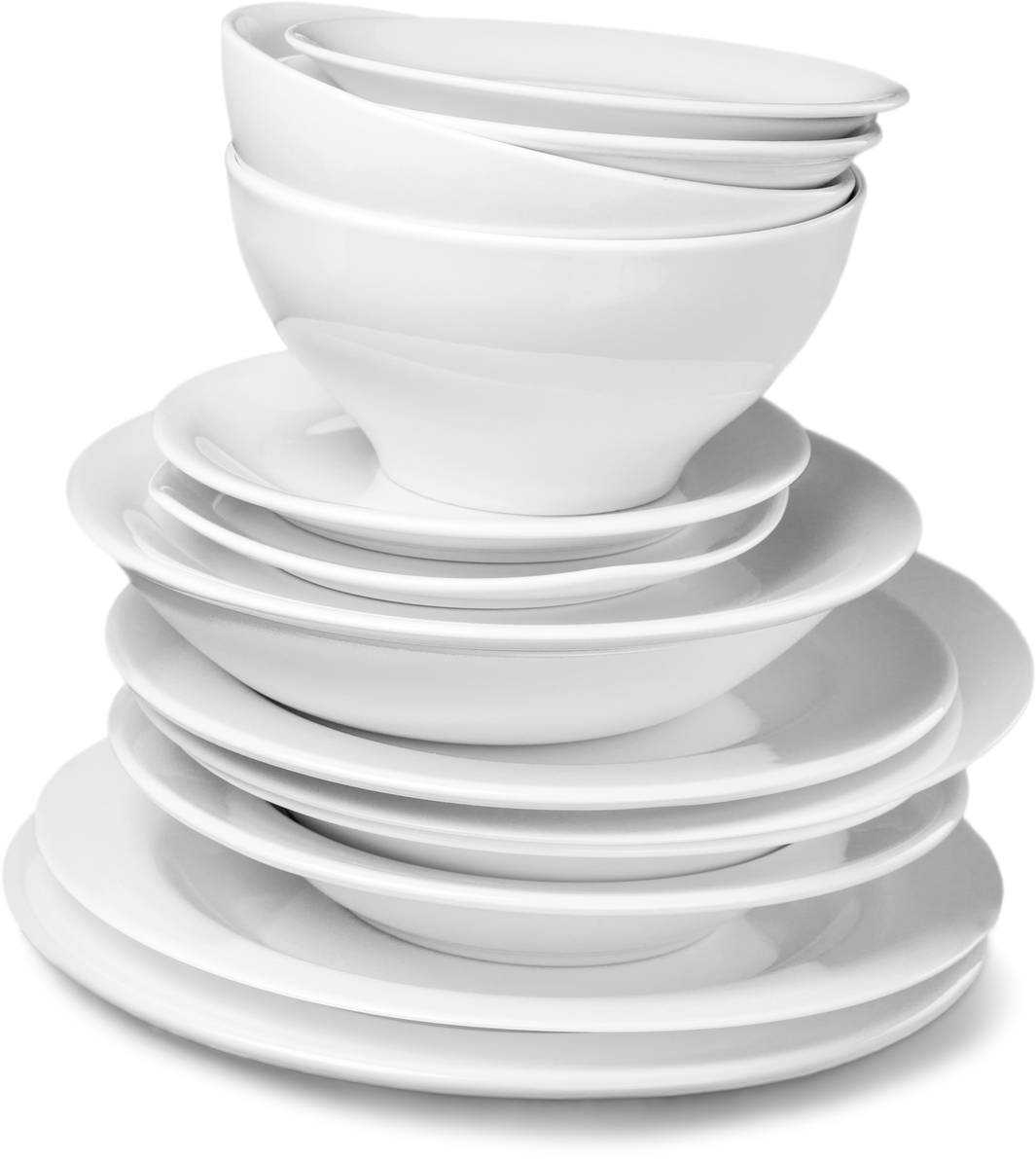 Stack of Dishes and Bowls